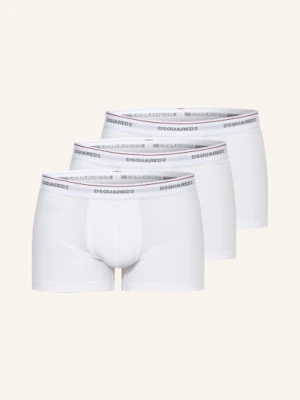 dsquared2 Bokserki, 3 Szt. weiss