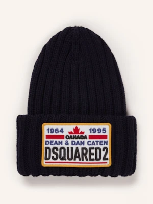 dsquared2 Czapka Risvolto blau