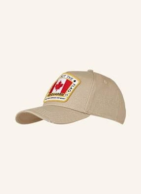 dsquared2 Czapka Z Daszkiem beige