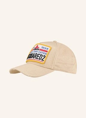 dsquared2 Czapka Z Daszkiem beige