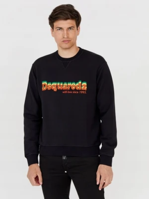 DSQUARED2 Czarna męska bluza cool fit, Rozmiar XL