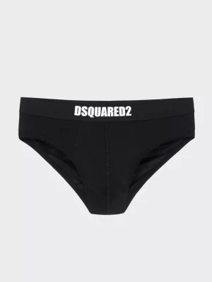 Dsquared2 Czarne slipy z logo