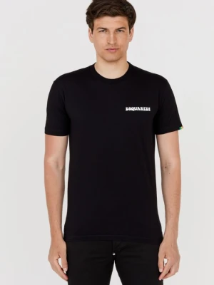 DSQUARED2 Czarny t-shirt męski cool fit, Rozmiar S