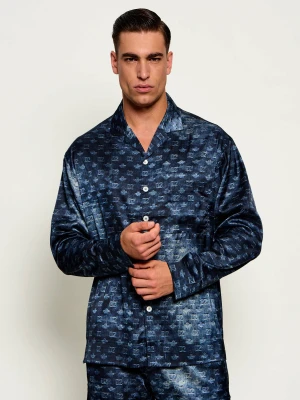 Dsquared2 Góra od piżamy | Relaxed fit granatowy