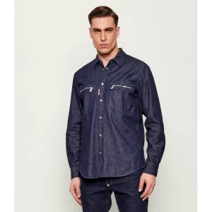 Dsquared2 Jeansowa koszula Biker | Regular Fit