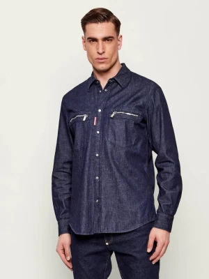 Dsquared2 Jeansowa koszula Biker | Regular Fit