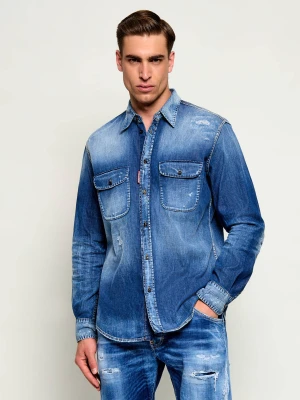Dsquared2 Jeansowa koszula Canadian Vintage | Regular Fit