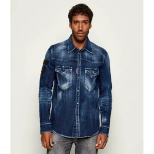 Dsquared2 Jeansowa koszula Ducati x Dsquared2 | Regular Fit