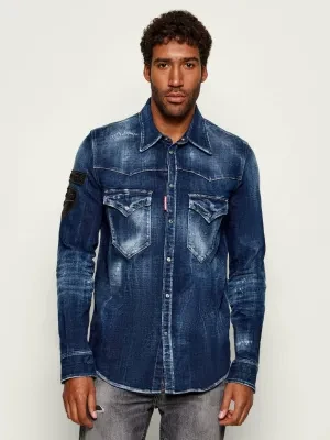 Dsquared2 Jeansowa koszula Ducati x Dsquared2 | Regular Fit