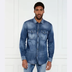 Dsquared2 Jeansowa koszula | Regular Fit