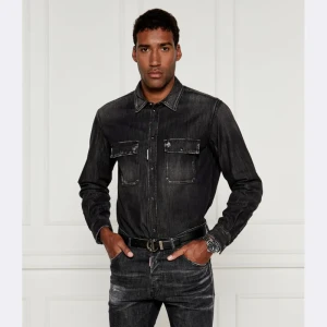 Dsquared2 Jeansowa koszula Relax Dan | Regular Fit