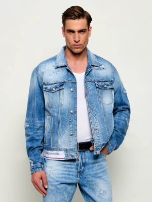 Dsquared2 Jeansowa kurtka bomber Over | Oversize fit