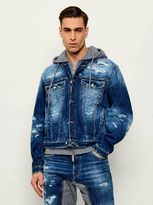 Dsquared2 Jeansowa kurtka | Oversize fit