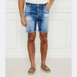 Dsquared2 Jeansowe szorty Marine | Slim Fit