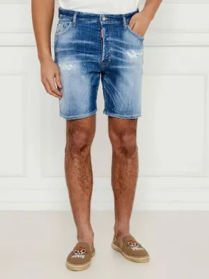 Dsquared2 Jeansowe szorty Marine | Slim Fit