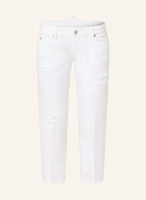 dsquared2 Jeansy 7/8 Capri weiss