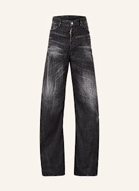 dsquared2 Jeansy Boyfriend d2 Twisted schwarz