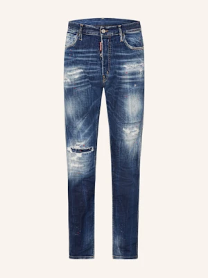 dsquared2 Jeansy Destroyed Cool Guy Mini Slim Fit blau