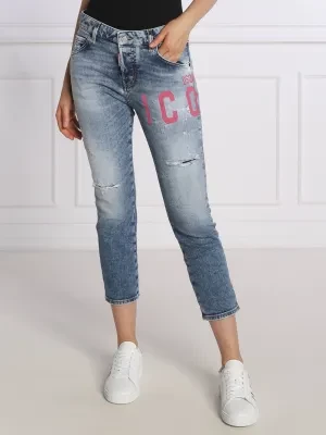 Dsquared2 Jeansy Icon Crop Cool Girl | Cropped Fit