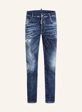 dsquared2 Jeansy Skater Extra Slim Fit blau