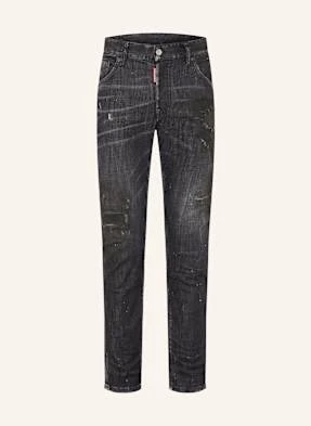 dsquared2 Jeansy Skater Slim Fit schwarz
