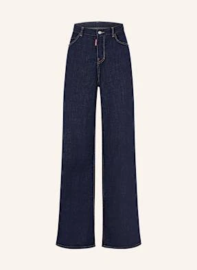 dsquared2 Jeansy Straight Traveller blau