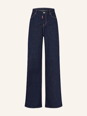 dsquared2 Jeansy Straight Traveller blau