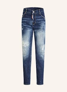 dsquared2 Jeansy W Stylu Destroyed Cool Girl blau