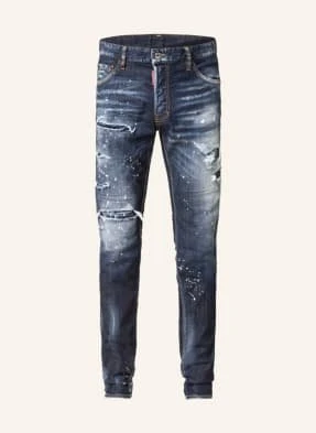 dsquared2 Jeansy W Stylu Destroyed Cool Guy Extra Slim Fit blau