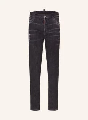 dsquared2 Jeansy W Stylu Destroyed Cool Guy Extra Slim Fit schwarz