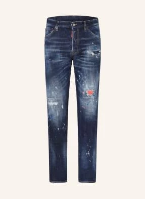 dsquared2 Jeansy W Stylu Destroyed Cool Guy Slim Fit blau