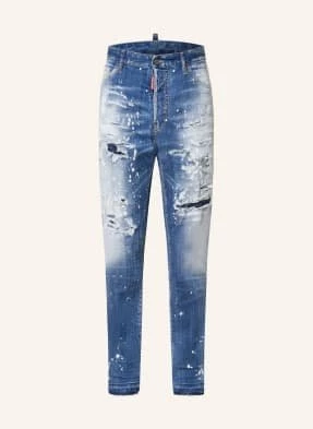 dsquared2 Jeansy W Stylu Destroyed Cool Guy Slim Fit blau