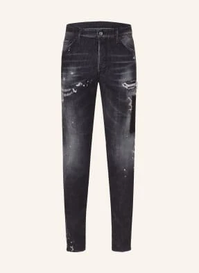 dsquared2 Jeansy W Stylu Destroyed Cool Guy Slim Fit schwarz