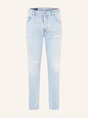 dsquared2 Jeansy W Stylu Destroyed Skater, Krój Extra Slim Fit blau 470 NAVY BLUE