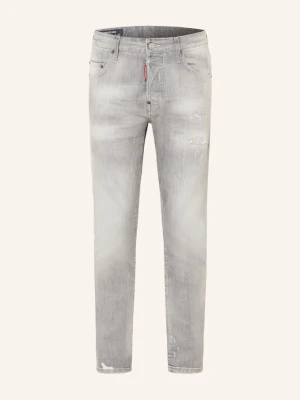 dsquared2 Jeansy W Stylu Destroyed Skater, Krój Extra Slim Fit grau 852 GREY