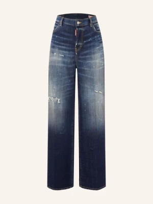 dsquared2 Jeansy Wide Leg Baggy blau 470 NAVY BLUE