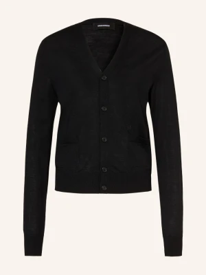 dsquared2 Kardigan schwarz CZARNY