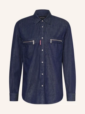 dsquared2 Koszula Dżinsowa Comfort Fit blau GRANATOWY