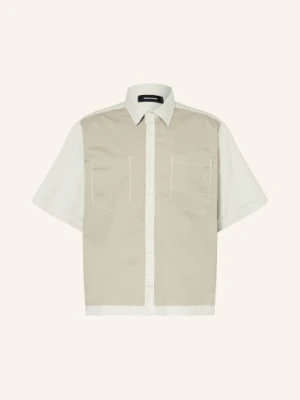 dsquared2 Koszula Z Krótkim Rękawem Comfort Fit beige
