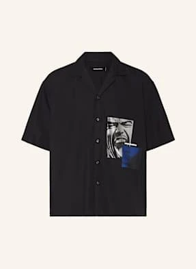 dsquared2 Koszula Z Krótkim Rękawem Comfort Fit schwarz
