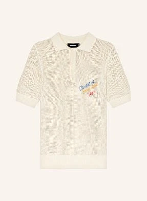 dsquared2 Koszulka Polo Z Dzianiny beige