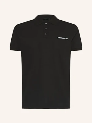 dsquared2 Koszulka Polo Z Piki schwarz