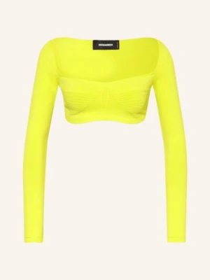 dsquared2 Krótka Koszulka Z Długim Rękawem gruen