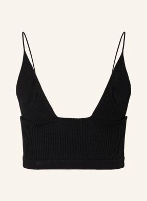 dsquared2 Krótki Top Z Dzianiny schwarz