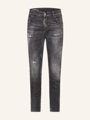 dsquared2 Krótkie Dżinsy Teddy schwarz