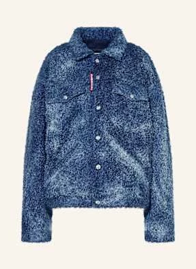 dsquared2 Kurtka Bouclé blau