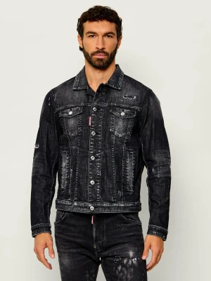 Dsquared2 Kurtka jeansowa Dan | Slim Fit czarny
