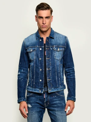 Dsquared2 Kurtka jeansowa Dan | Slim Fit granatowy