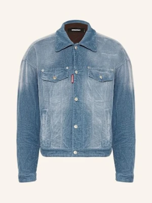 dsquared2 Kurtka Sztruksowa blau