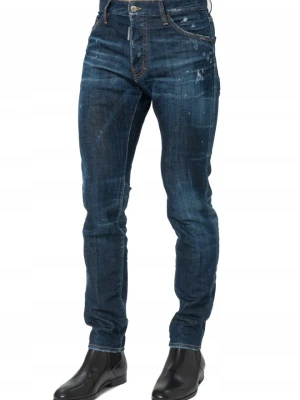 DSQUARED2 Męskie granatowe jeansy cool guy jean, Rozmiar 50